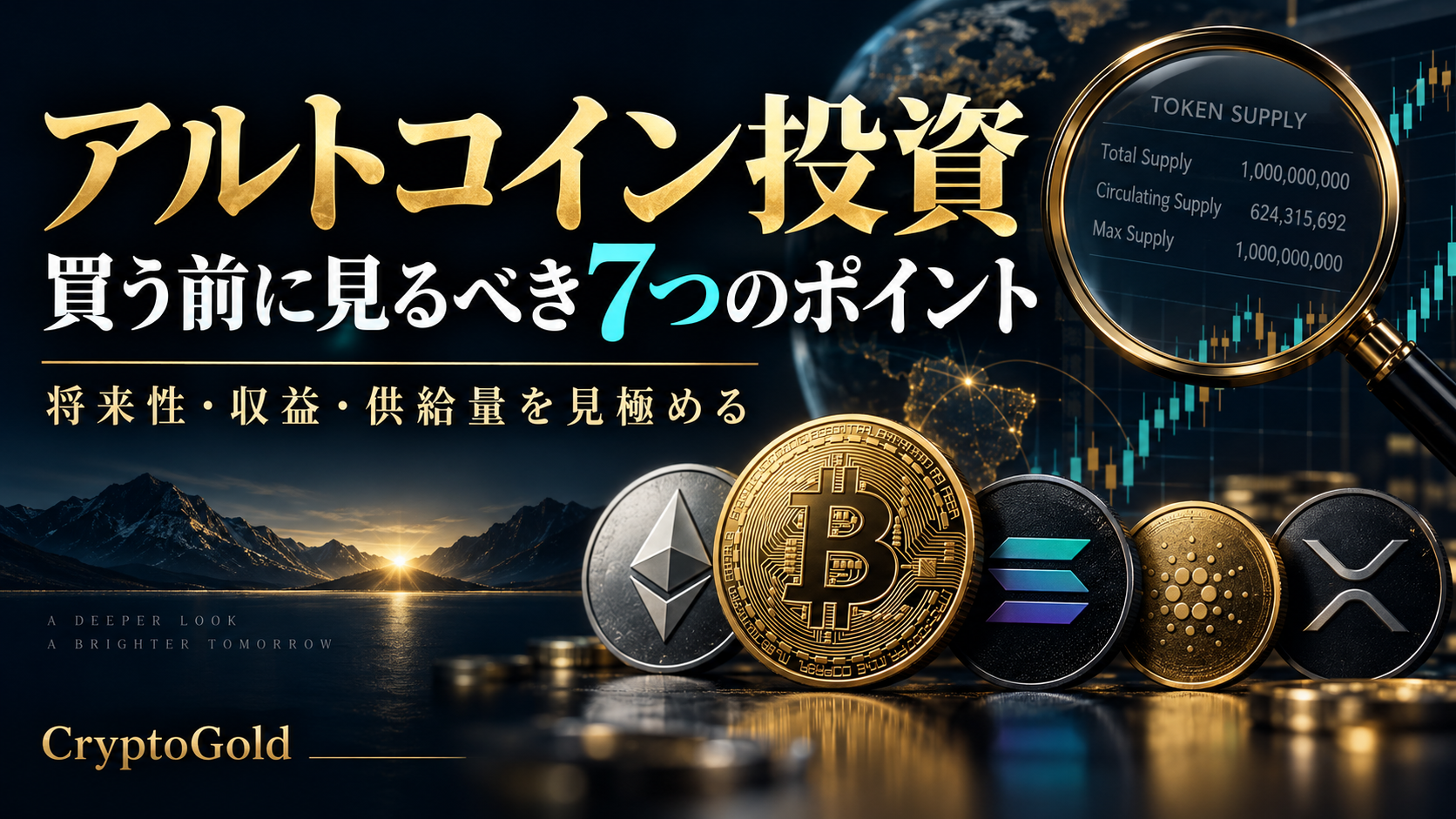 アルトコイン投資:買う前に見るべき7つのポイント